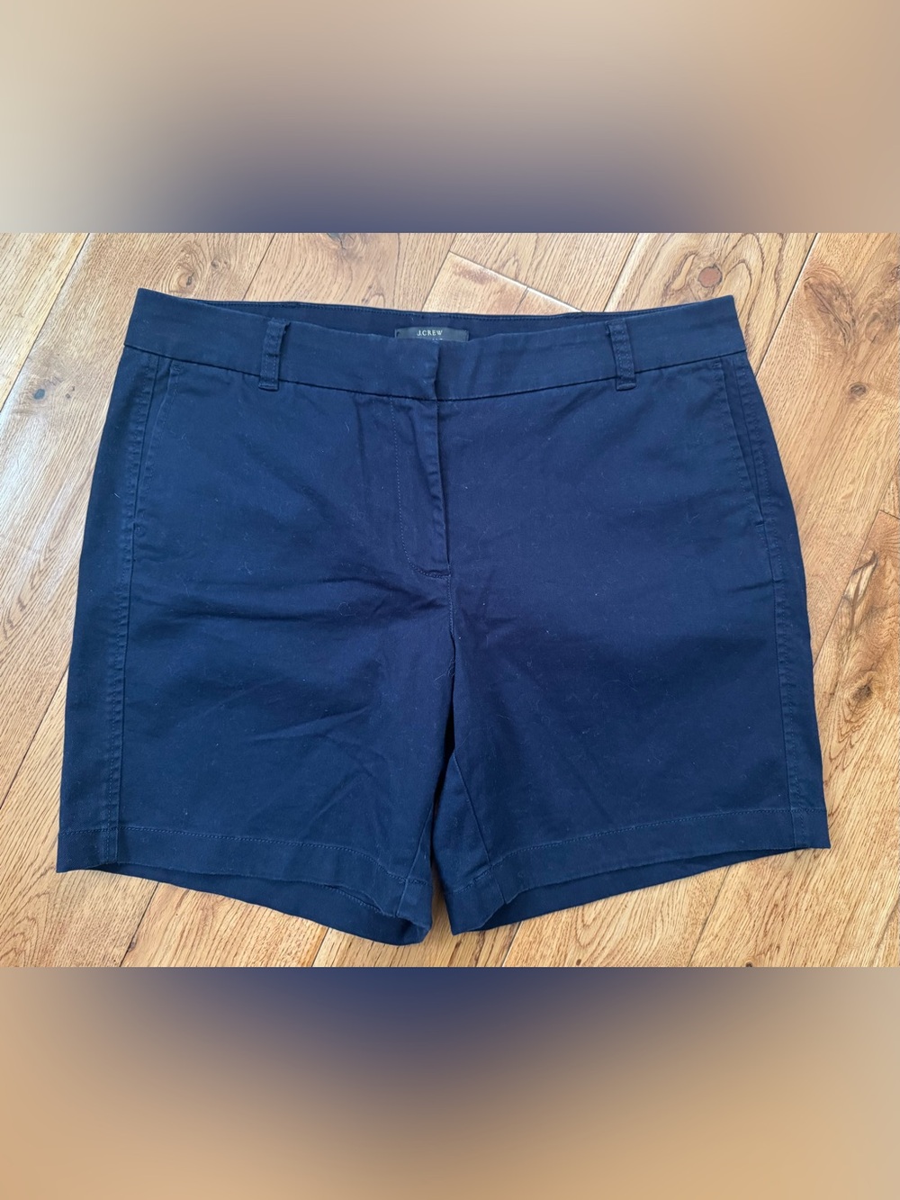 J. Crew Navy Blue Women's Chino Bermuda Shorts